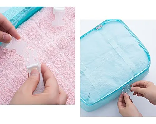 8 pcs Luggage Packing Organizers Packing Cubes Set for Travel