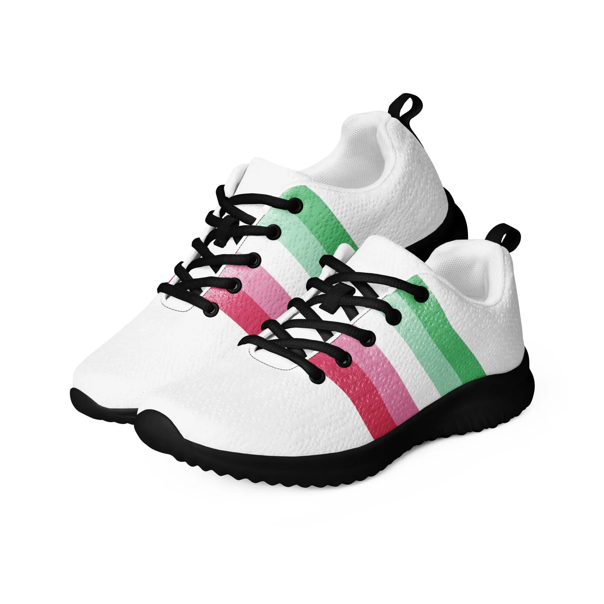 Abrosexual Pride Flag Women’s Athletic Shoes