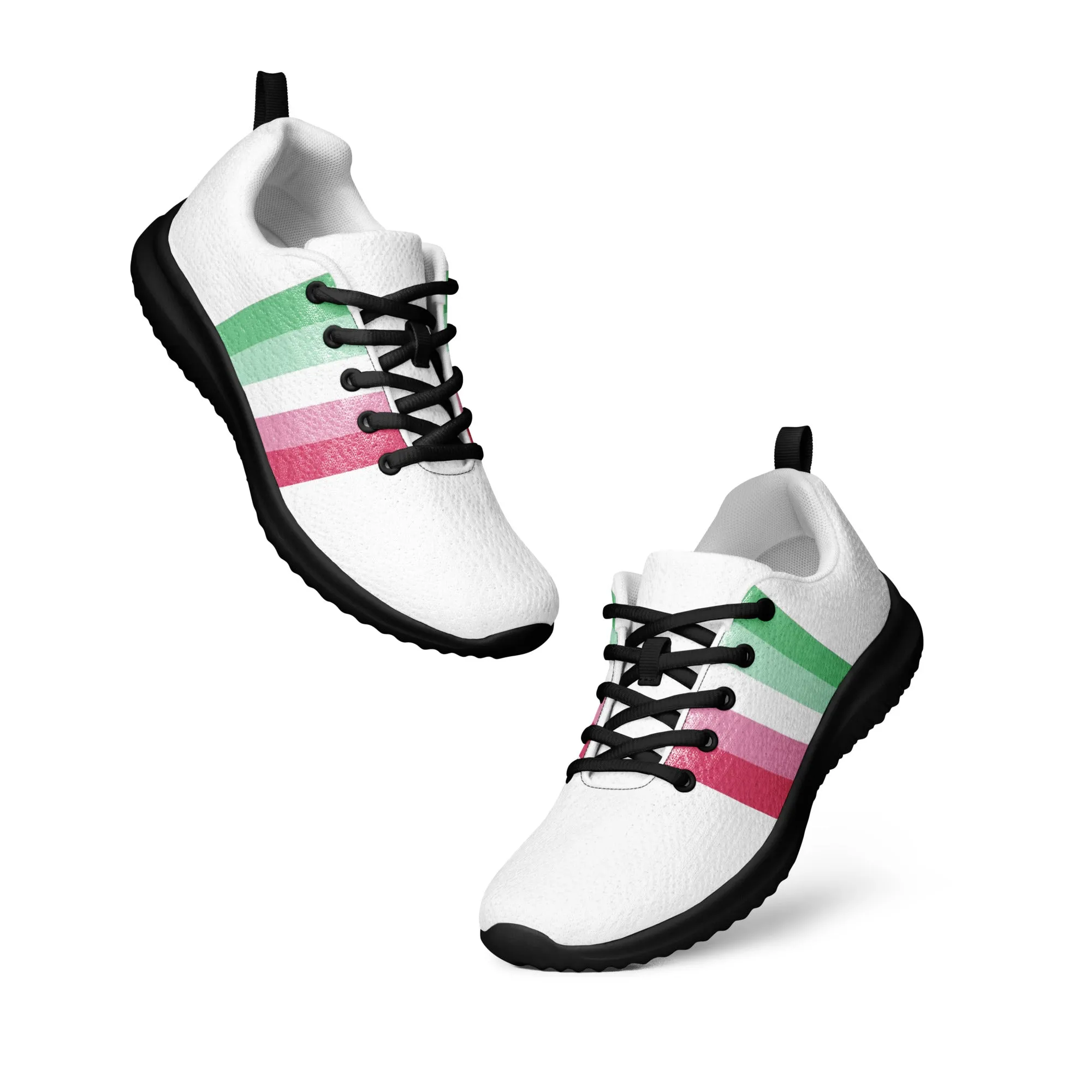 Abrosexual Pride Flag Women’s Athletic Shoes
