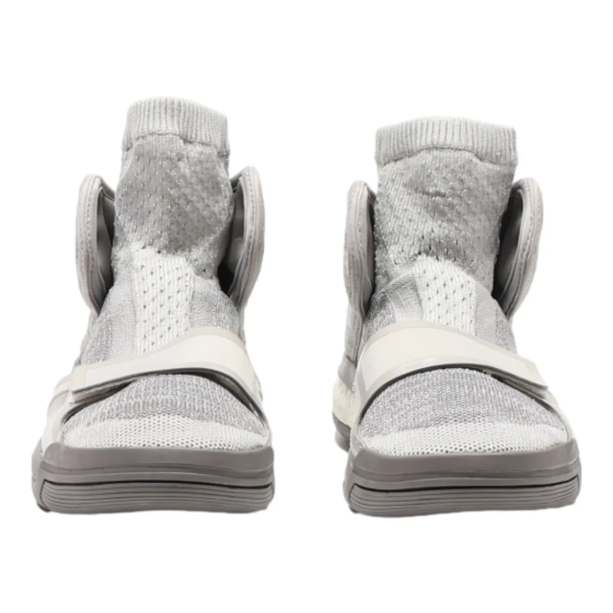 ADIDAS High Top Trainers Grey Synthetic Womens UK 4.5