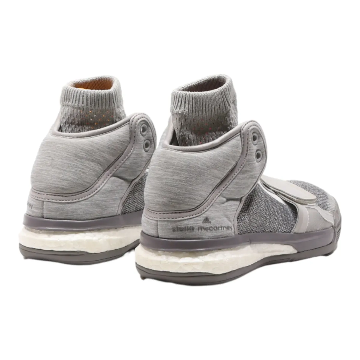 ADIDAS High Top Trainers Grey Synthetic Womens UK 4.5
