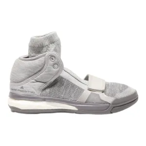 ADIDAS High Top Trainers Grey Synthetic Womens UK 4.5