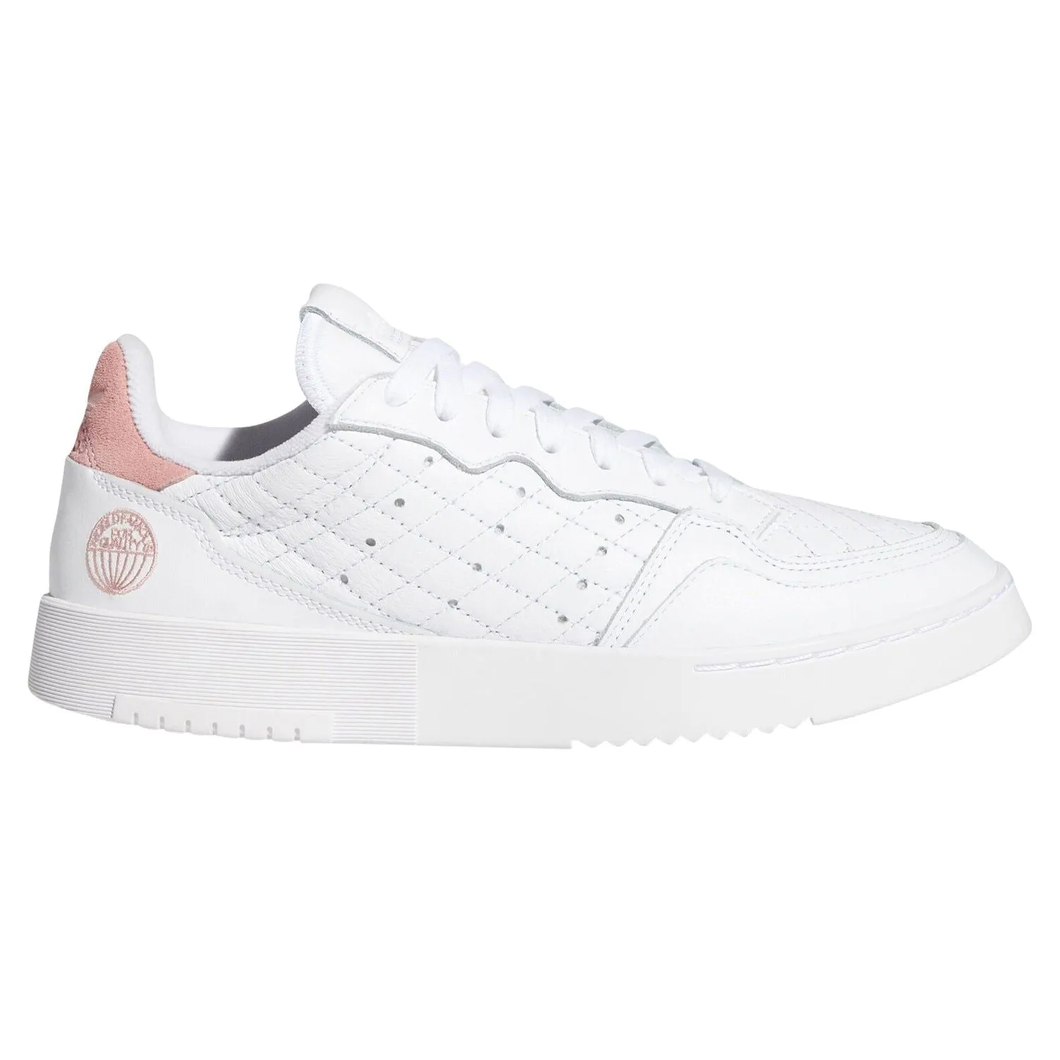 adidas Originals Womens Supercourt Shoes - White / Pink
