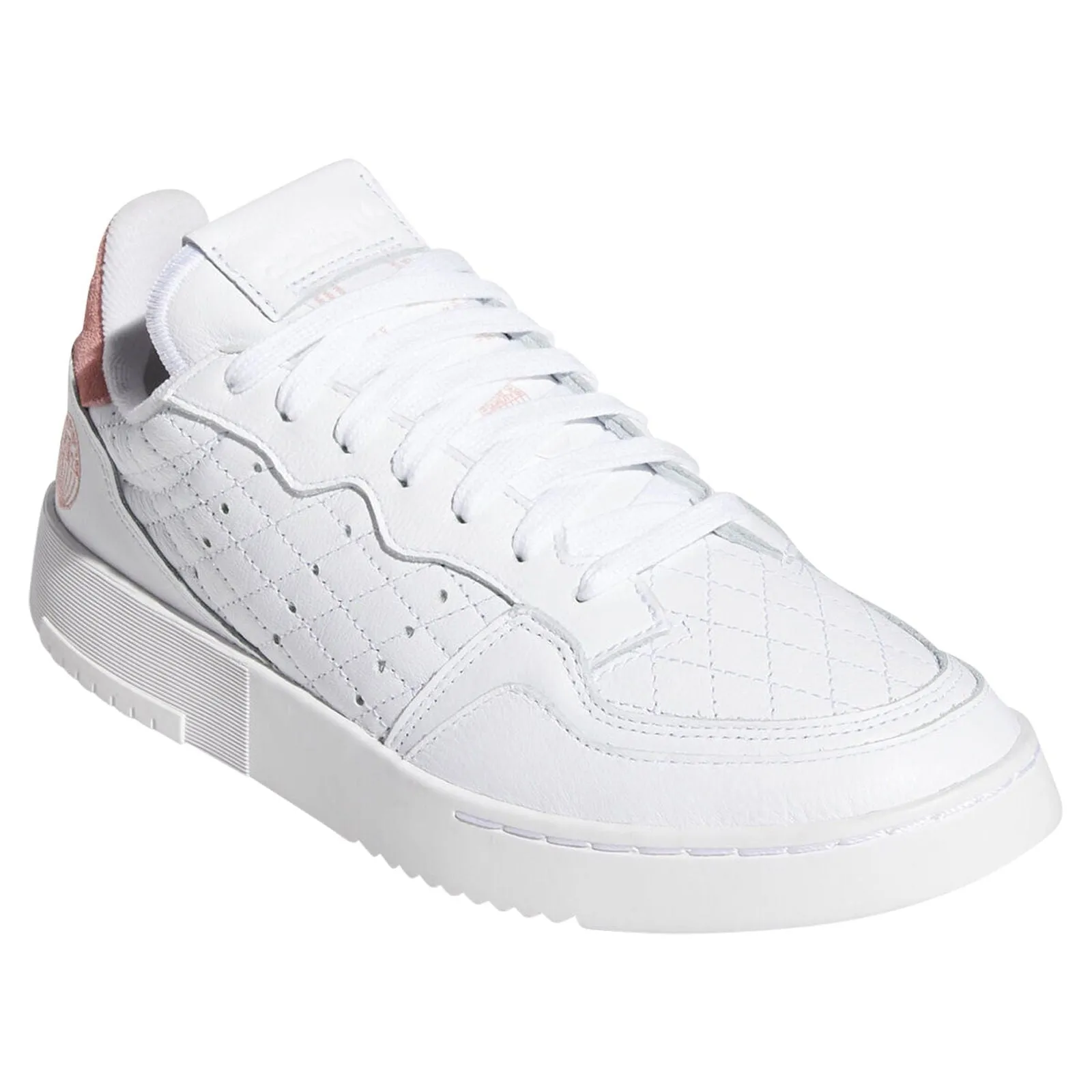 adidas Originals Womens Supercourt Shoes - White / Pink
