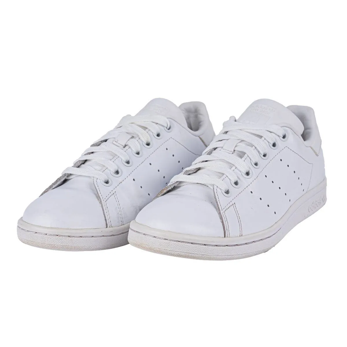 Adidas Stan Smith Low-Top Sneakers Smooth Leather White Colour For Women