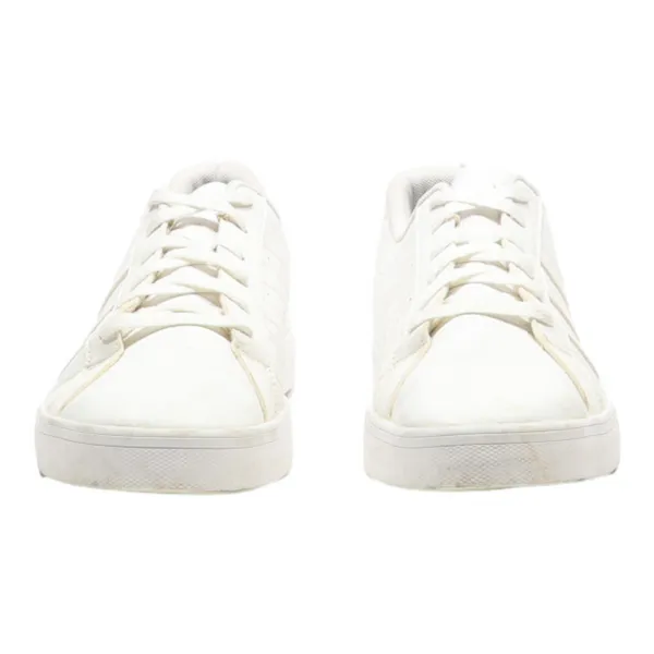 ADIDAS VS Pace Sneaker Trainers White Leather Womens UK 8.5