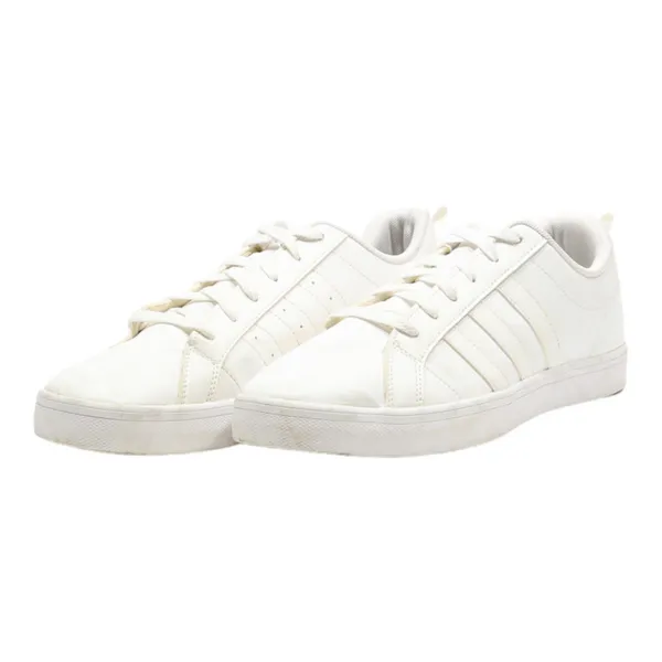 ADIDAS VS Pace Sneaker Trainers White Leather Womens UK 8.5