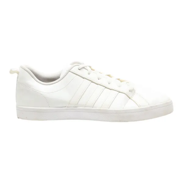 ADIDAS VS Pace Sneaker Trainers White Leather Womens UK 8.5