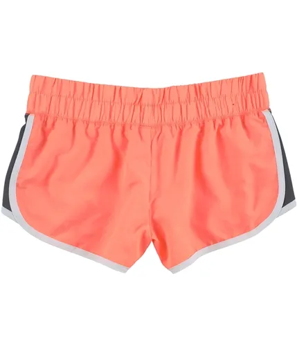 Aeropostale Womens Neon Stripe Athletic Workout Shorts