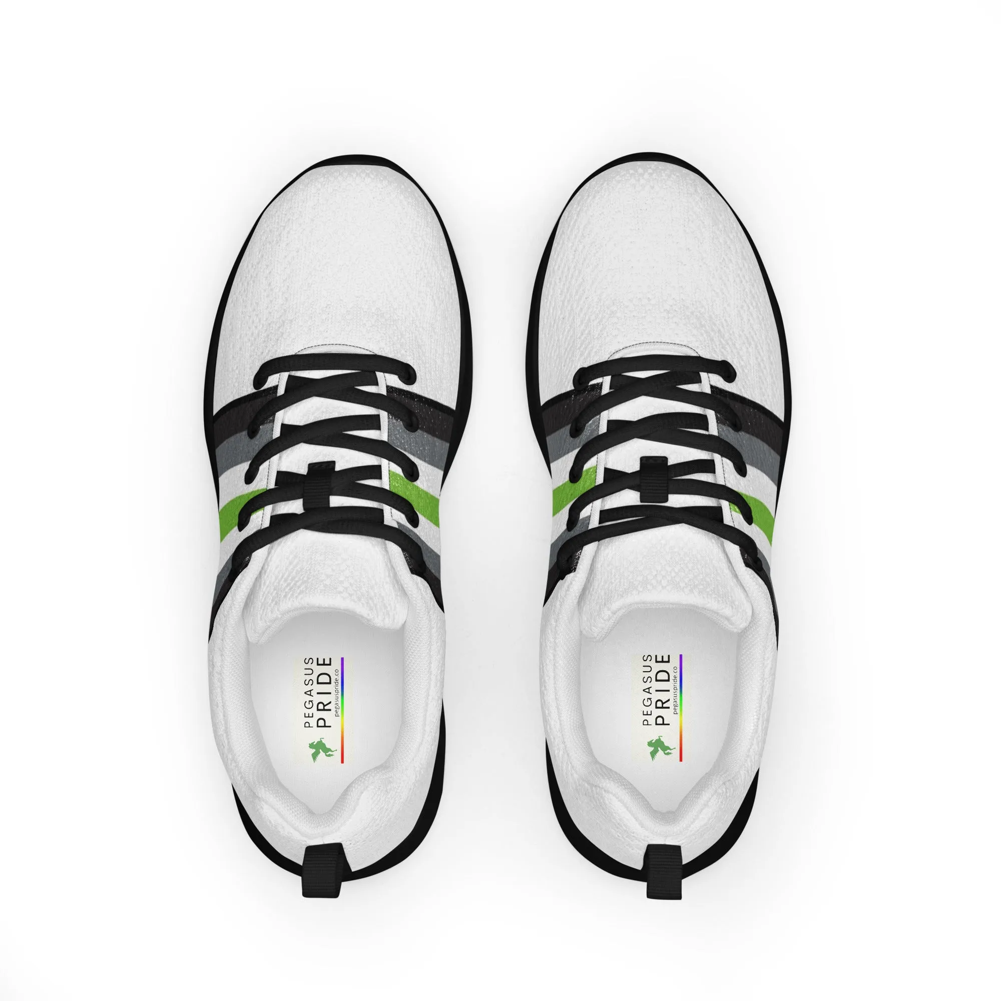 Agender Pride Flag Men’s Athletic Shoes