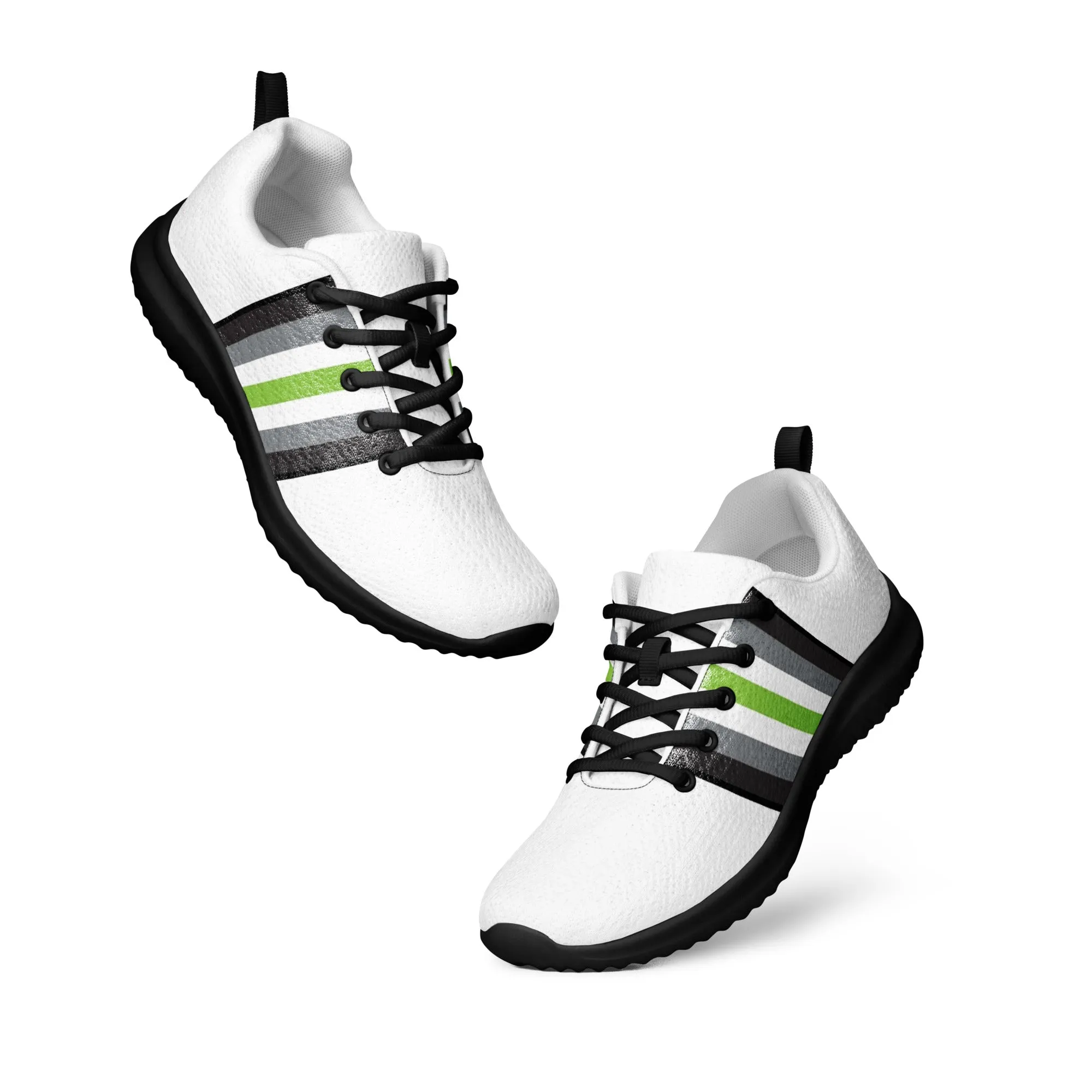 Agender Pride Flag Men’s Athletic Shoes