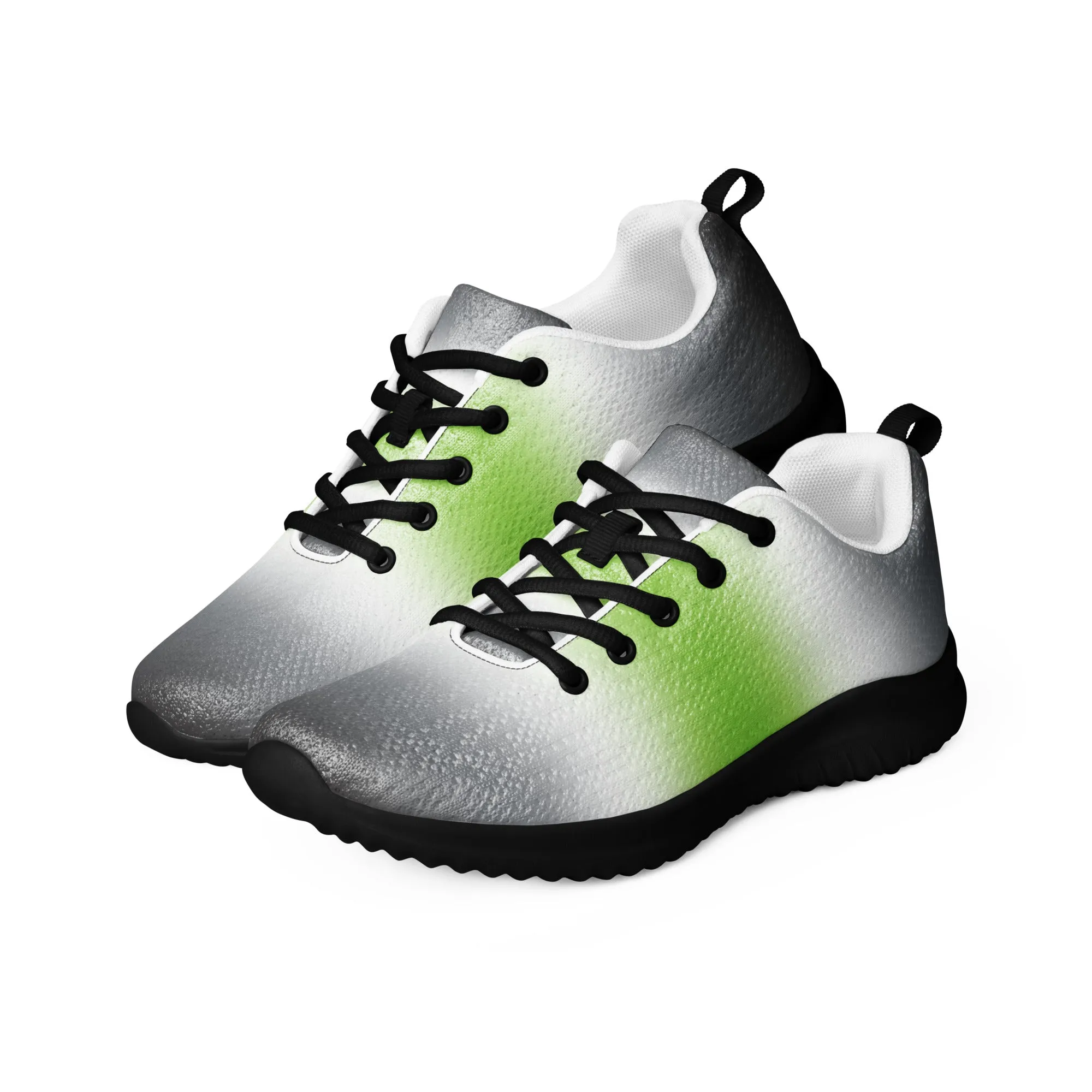 Agender Pride Women’s Athletic Shoes in Ombre