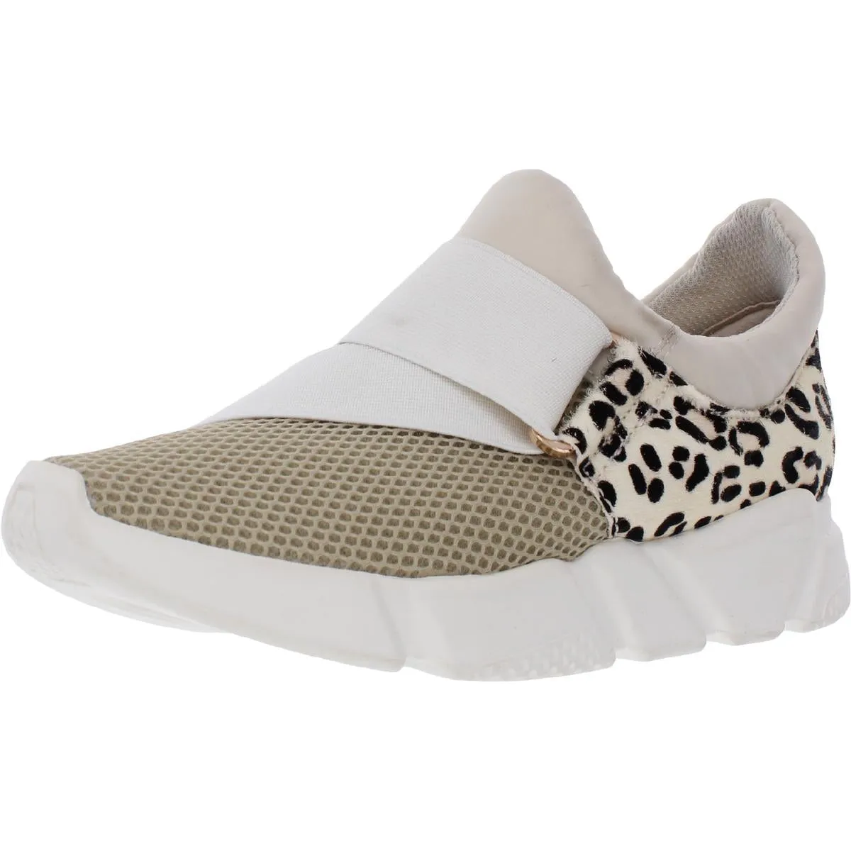 All Black Womens Jungle Slip On Trainers Athletic Shoes