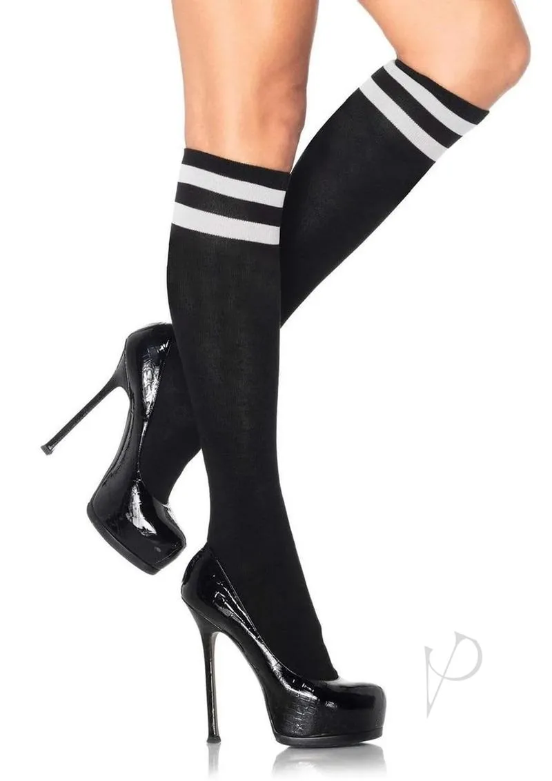 Athletic Knee High Os Black