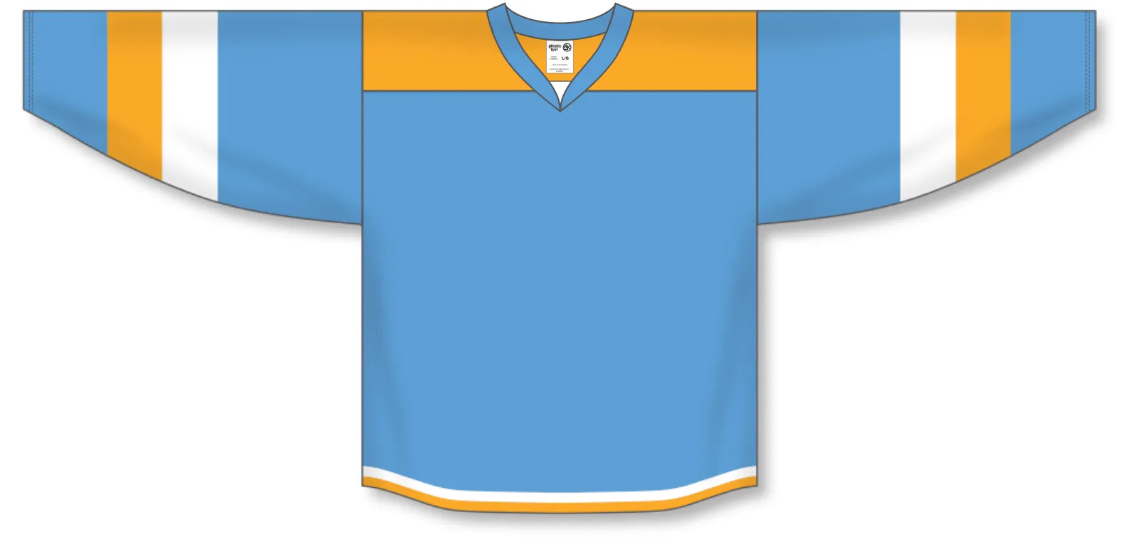 Athletic Knit (AK) H7400Y-473 Youth Sky Blue Select Hockey Jersey