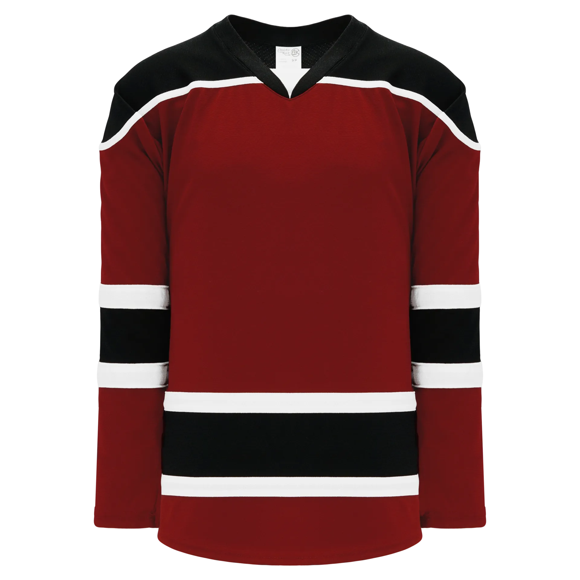 Athletic Knit (AK) H7500A-426 Adult AV Red/Black/White Select Hockey Jersey