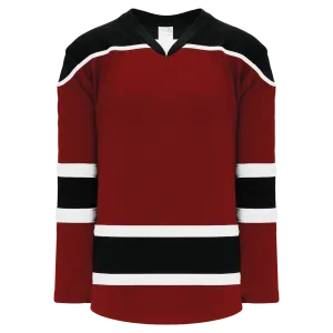Athletic Knit (AK) H7500A-426 Adult AV Red/Black/White Select Hockey Jersey