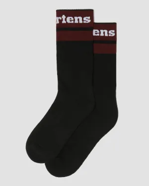 Athletic Logo Organic Cotton Blend Socks
