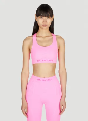 Balenciaga Athletic Logo Print Top