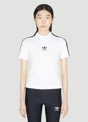 Balenciaga x adidas Logo Print Athletic T-Shrt