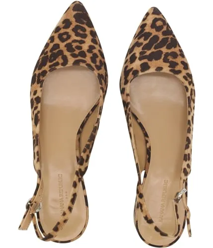 Banana Republic Womens Cheetah Print Sling Back Heels