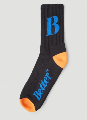 Better Gift Shop Athletic B Socks