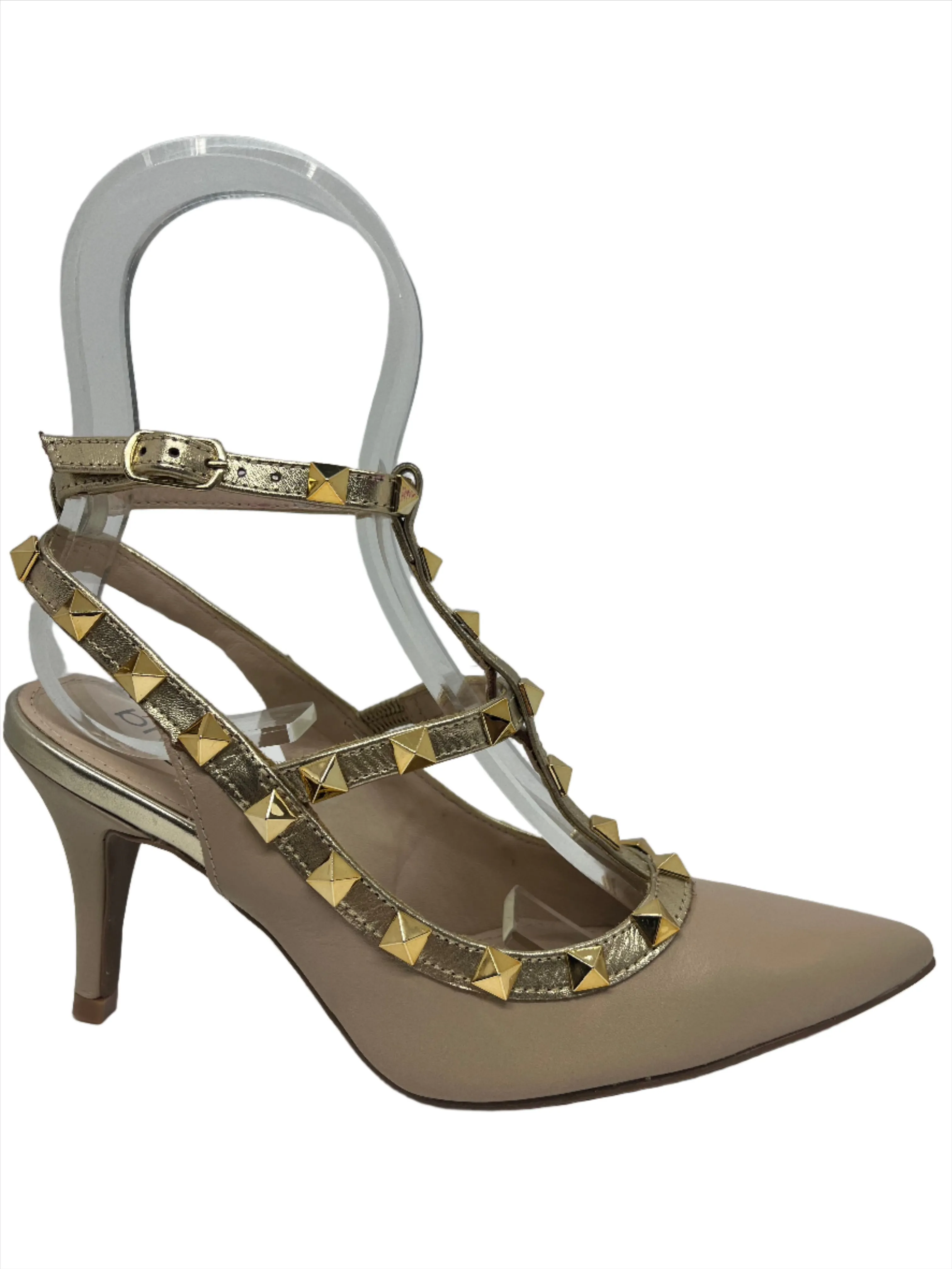BRAZILIO VIV STUD HEEL