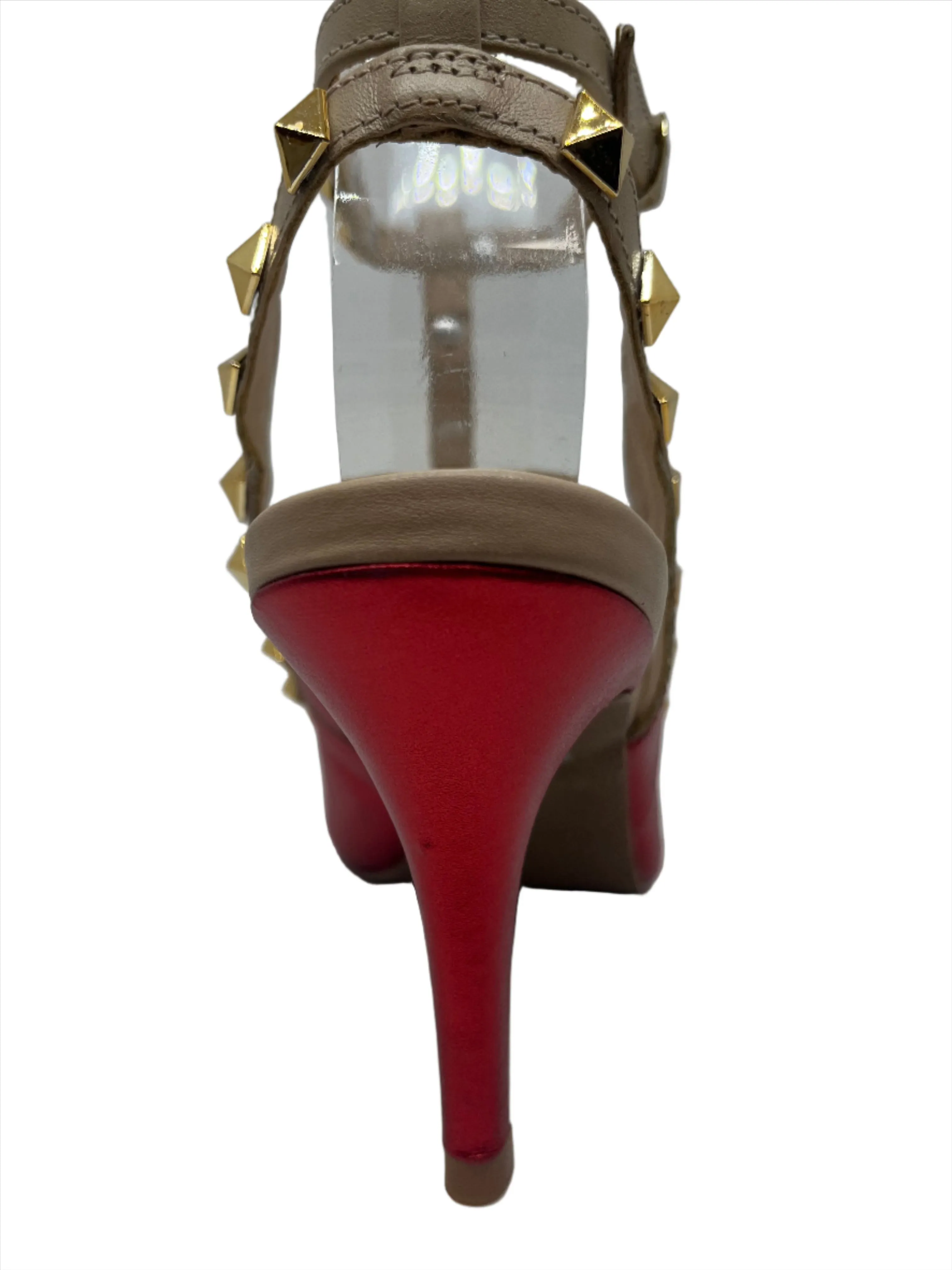 BRAZILIO VIV STUD HEEL