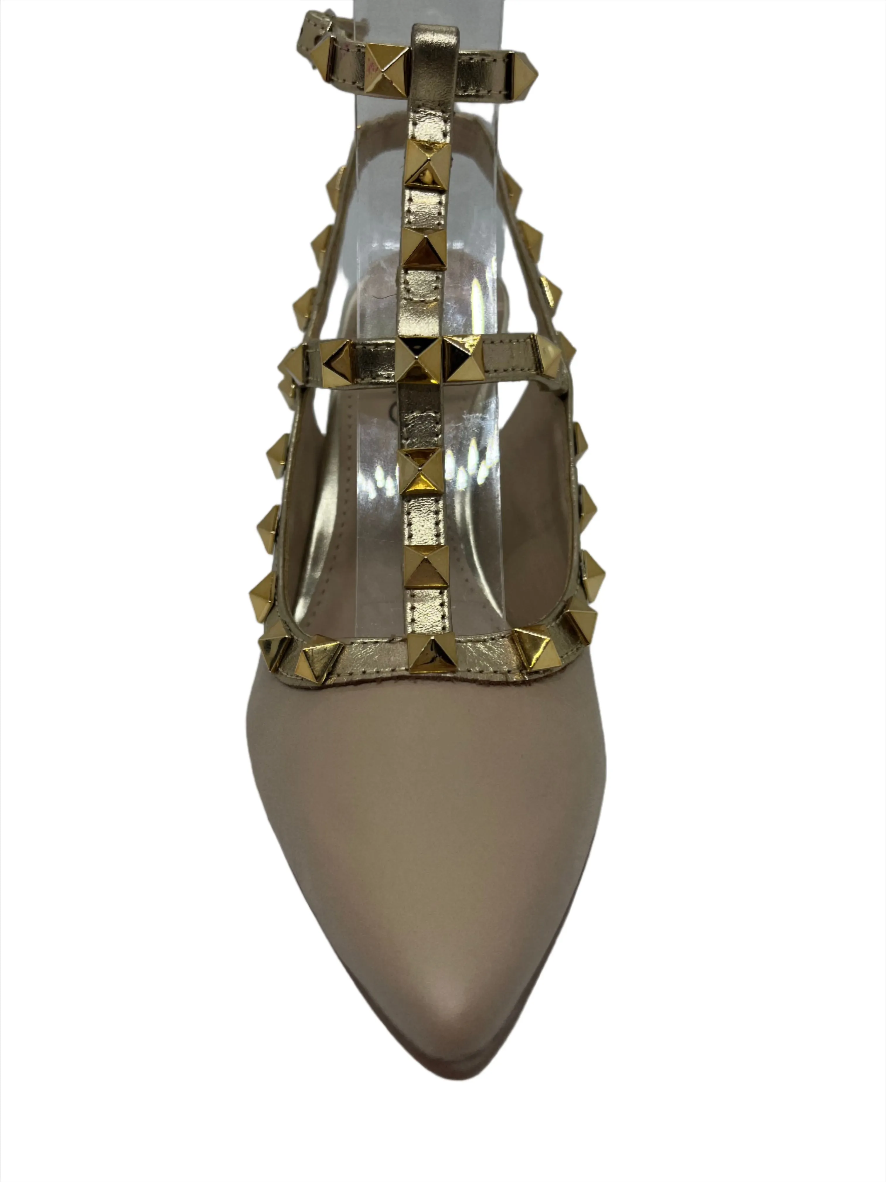 BRAZILIO VIV STUD HEEL