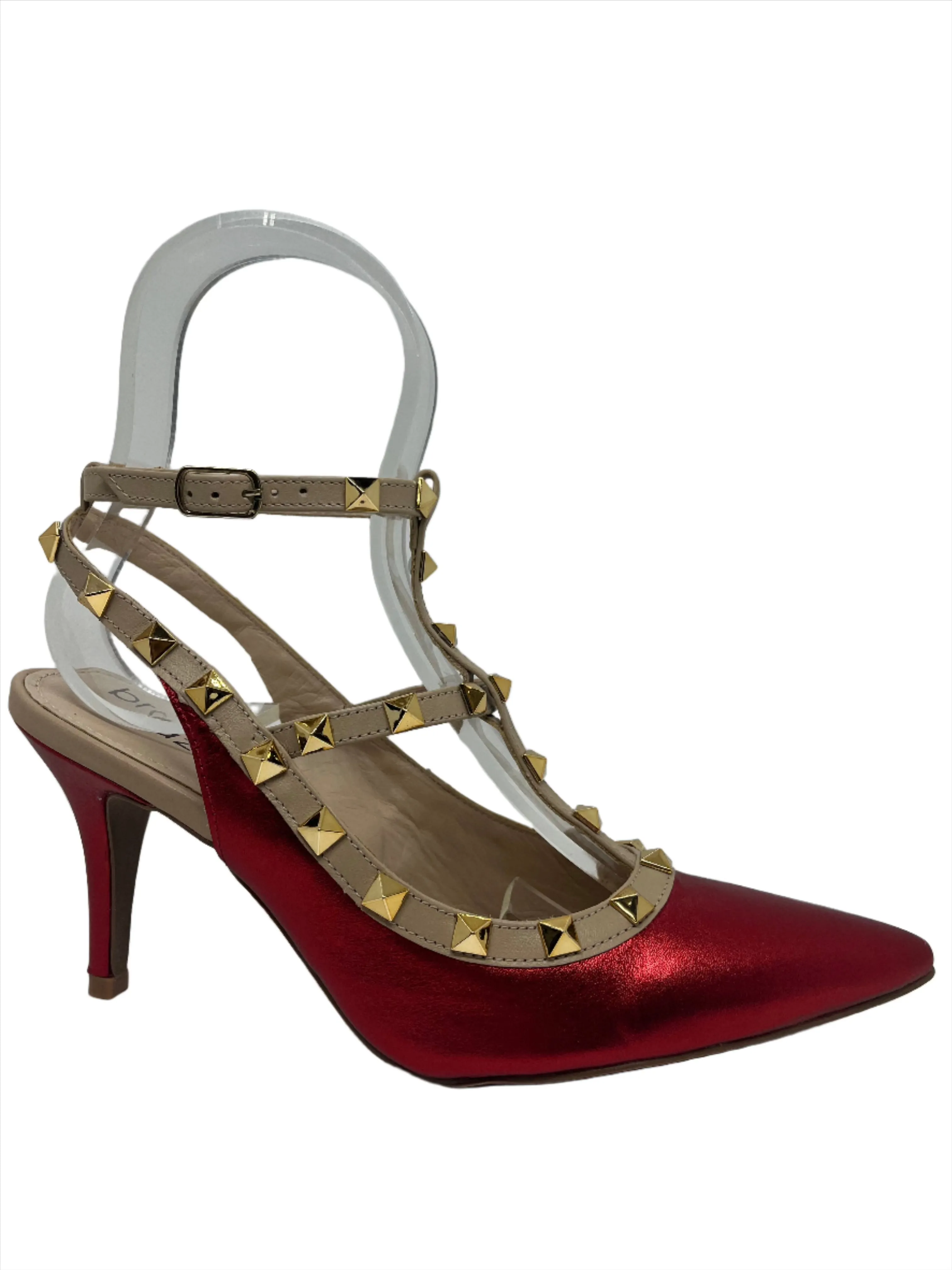 BRAZILIO VIV STUD HEEL