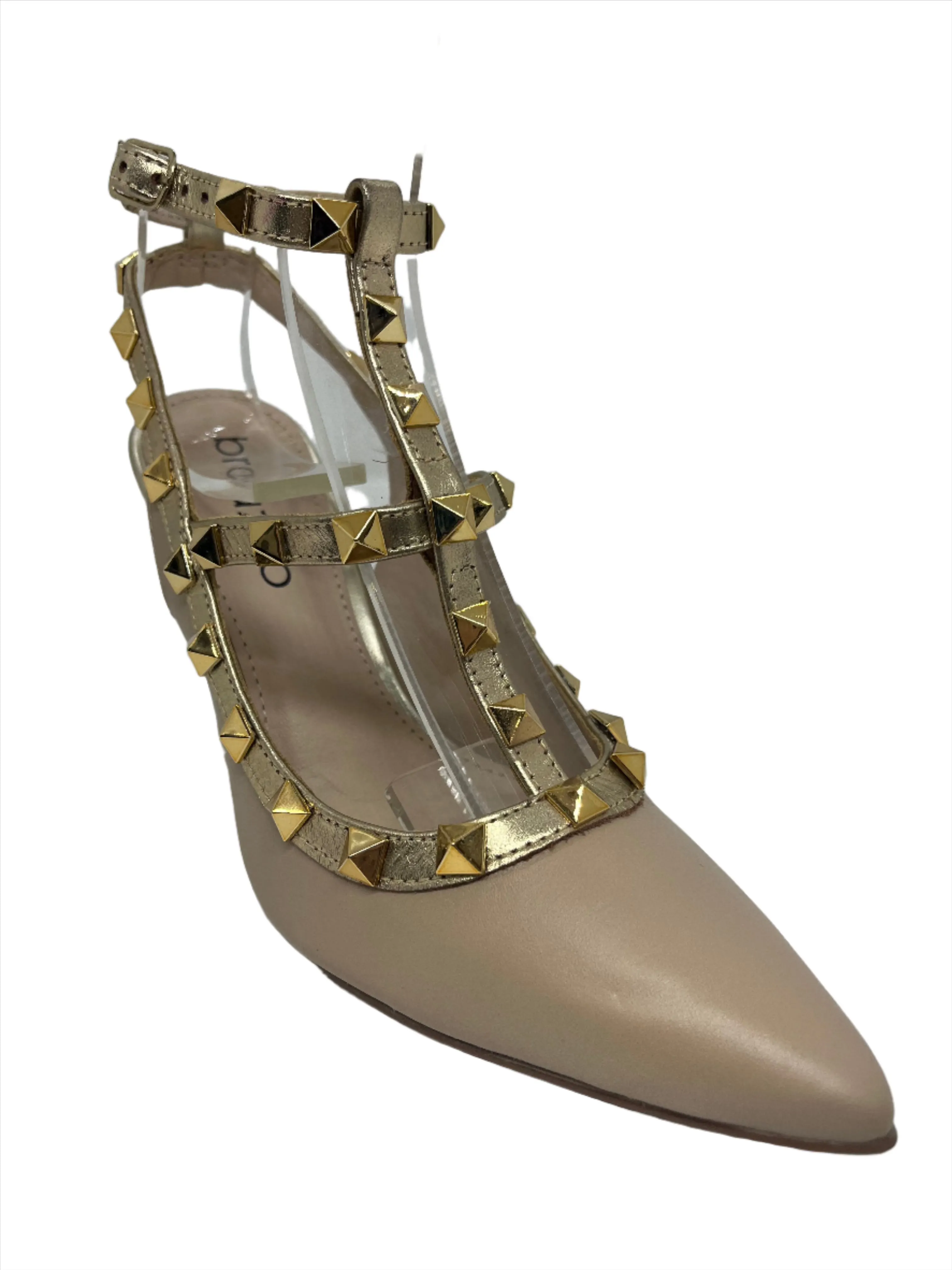 BRAZILIO VIV STUD HEEL