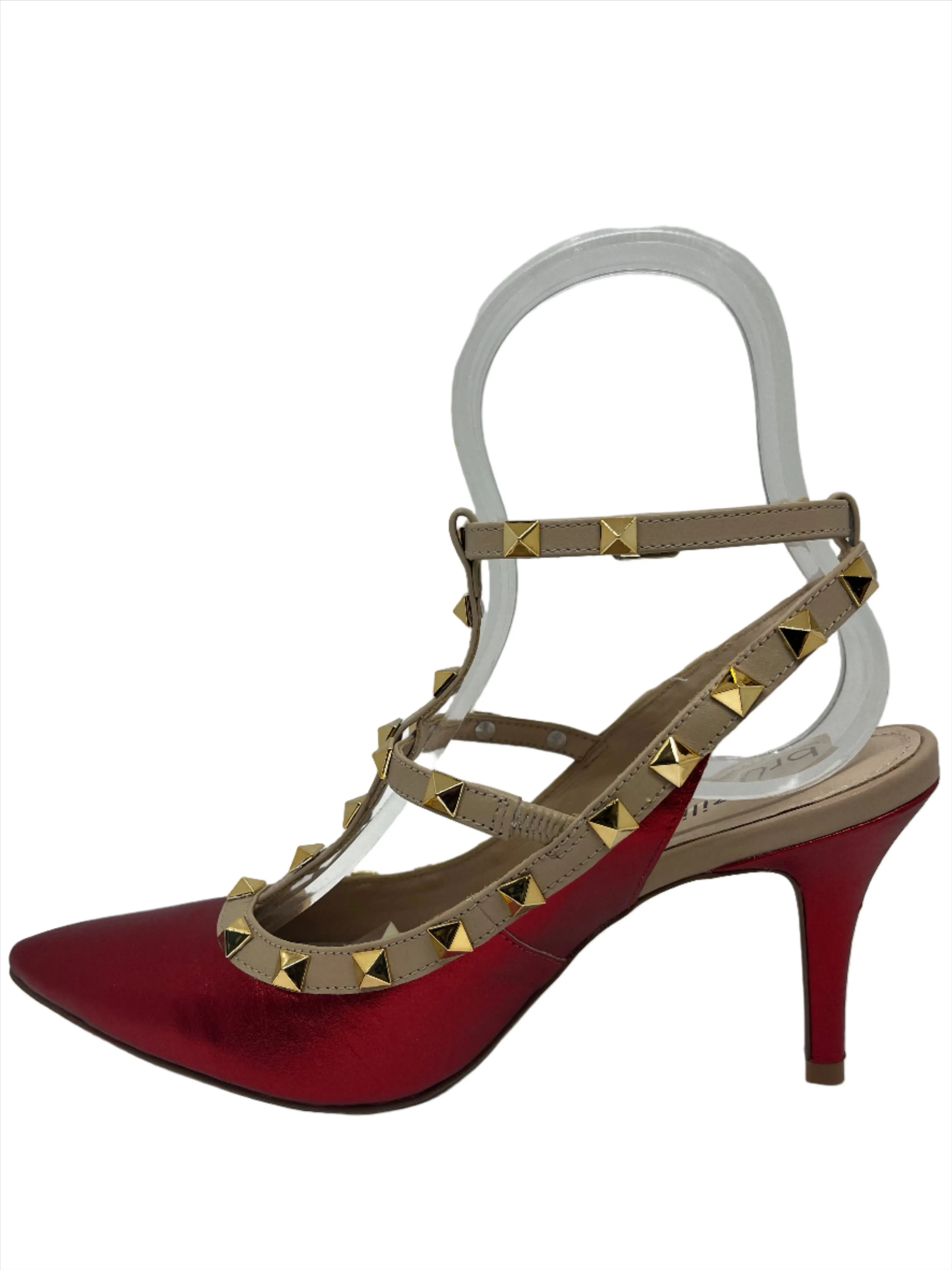 BRAZILIO VIV STUD HEEL