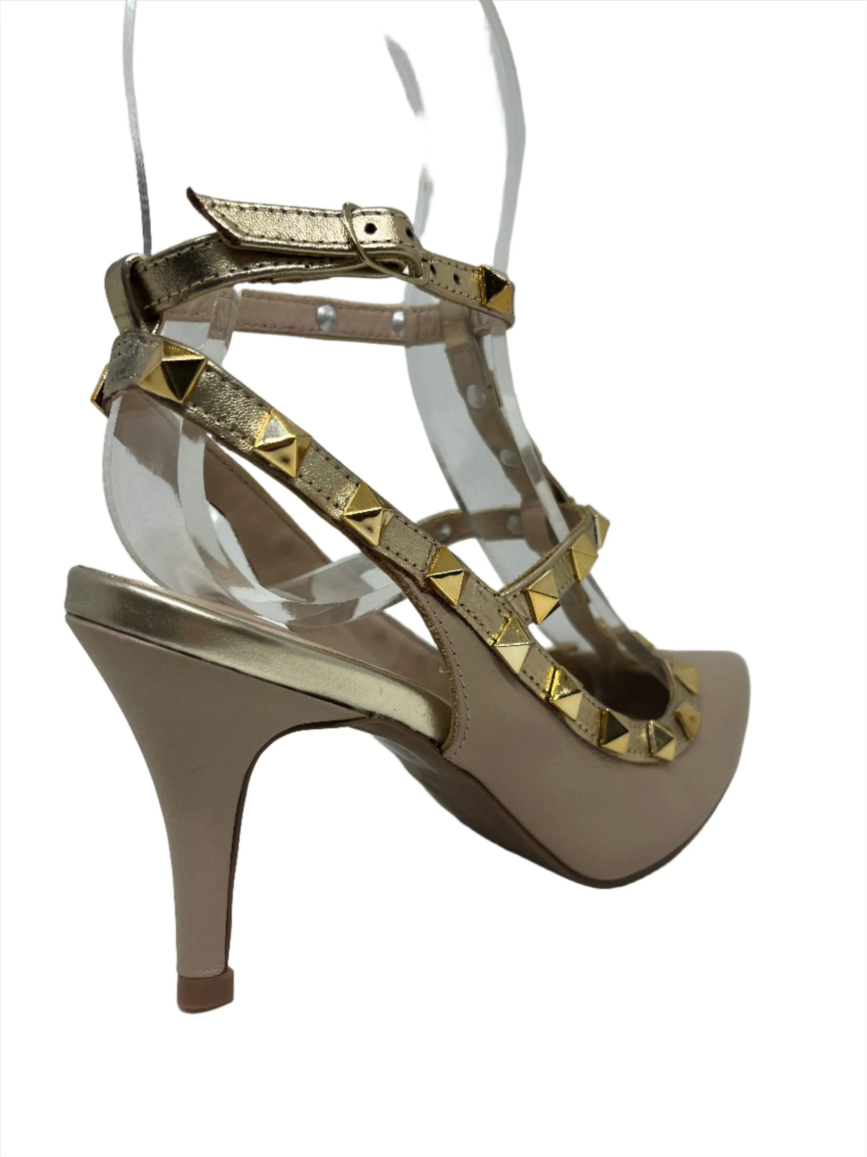 BRAZILIO VIV STUD HEEL