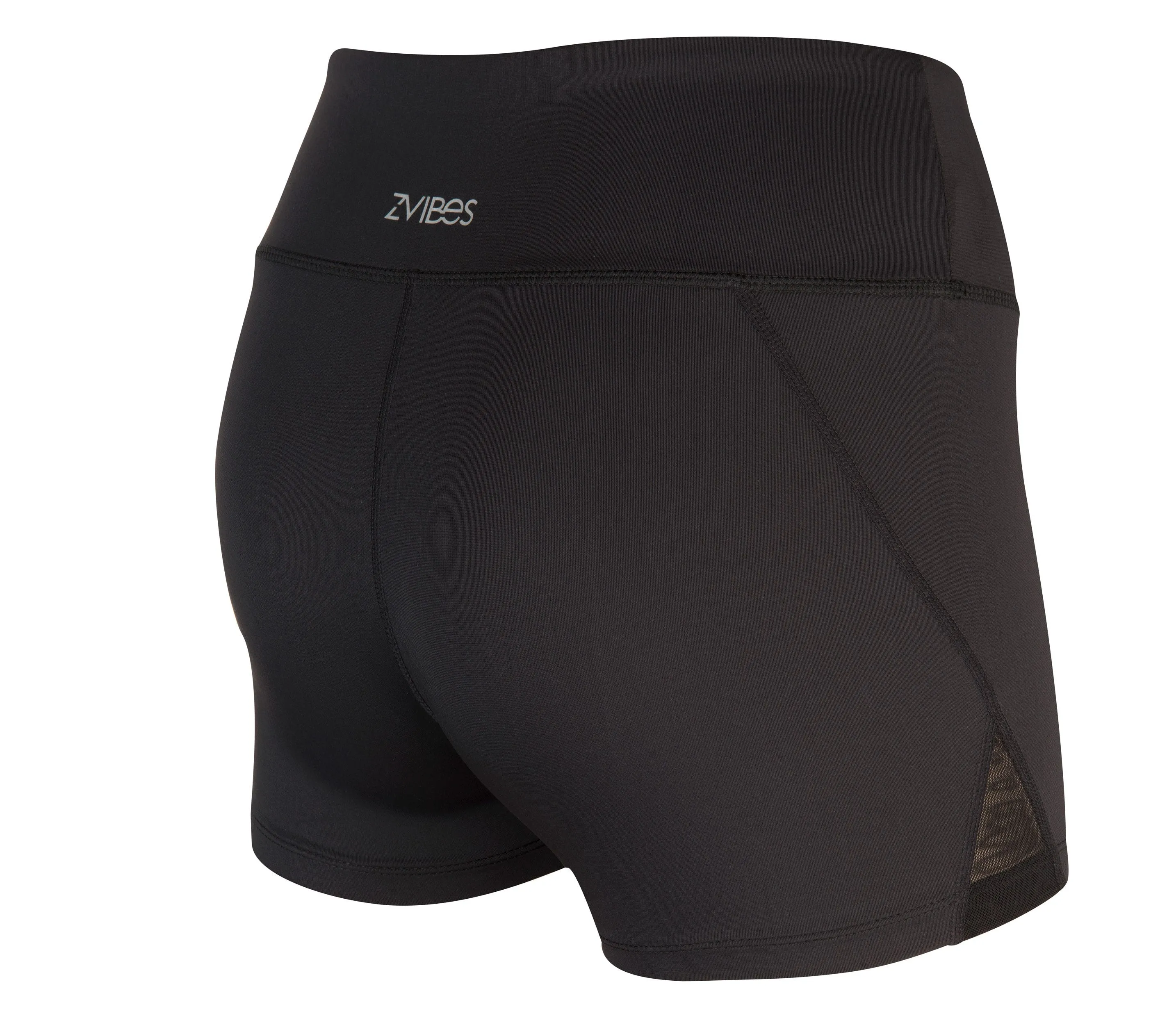Calza Corta Running Mujer ZVibes Athletic Negro