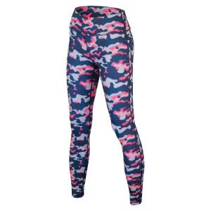 Calza Running Mujer ZVibes Athletic Neon Print Fucsia