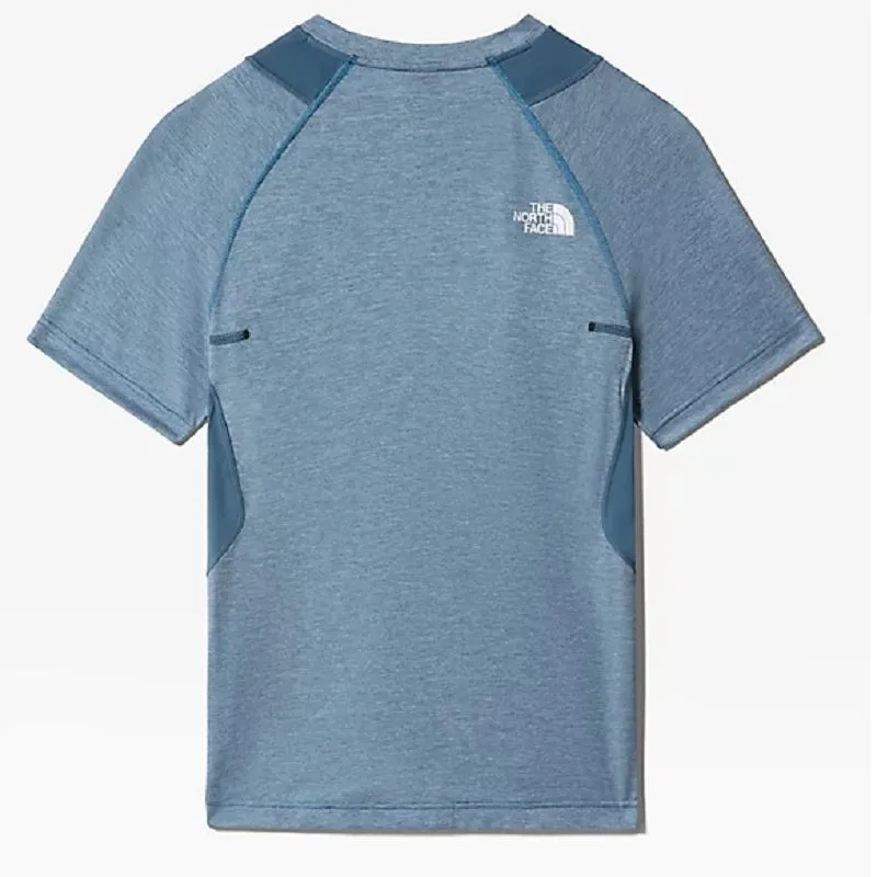 CAMISETA The North Face ATHLETIC OUTDOOR GLACIER (Banff Blue White Heather-Monterey Blue) Hombre