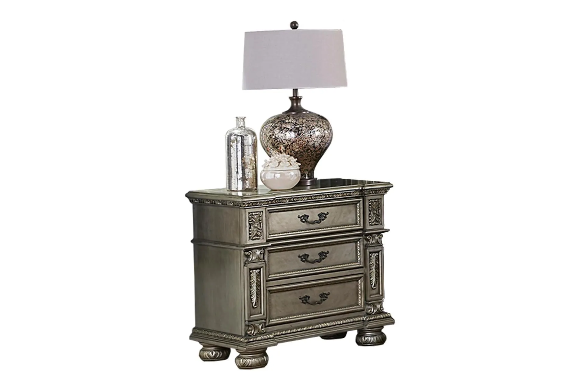 Catalonia Platinum Gold Bedroom Collection