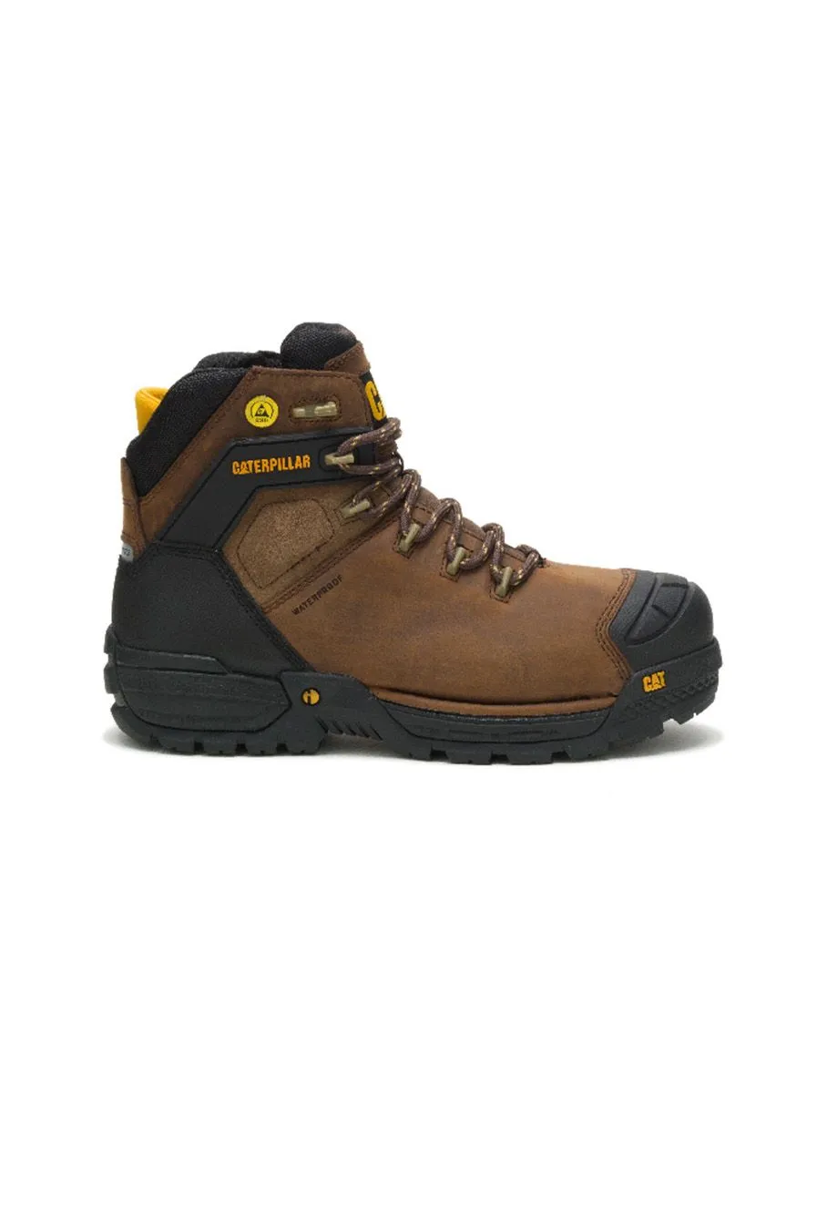 CAT&#x20;Safety&#x20;Shoe&#x20;Excavator&#x20;LT&#x20;S3&#x20;WR&#x20;HRO&#x20;-&#x20;Brown