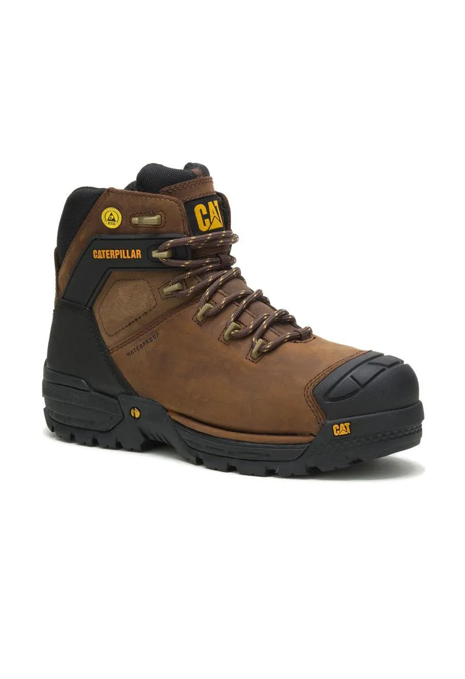 CAT&#x20;Safety&#x20;Shoe&#x20;Excavator&#x20;LT&#x20;S3&#x20;WR&#x20;HRO&#x20;-&#x20;Brown