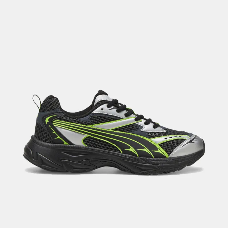 Chaussures homme Puma Morphic Athletic - Noir/Vert - 395919 05