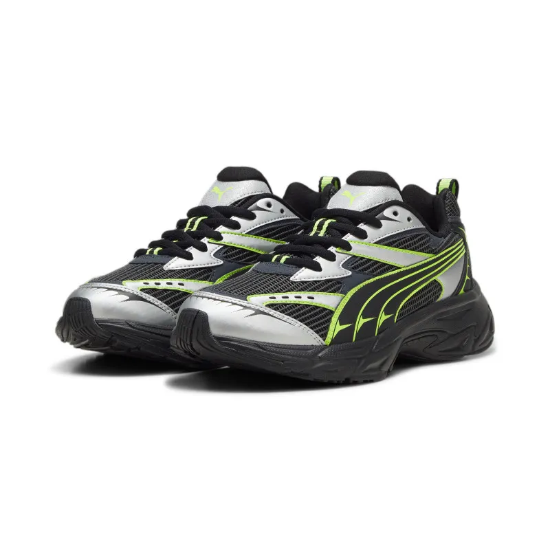 Chaussures homme Puma Morphic Athletic - Noir/Vert - 395919 05