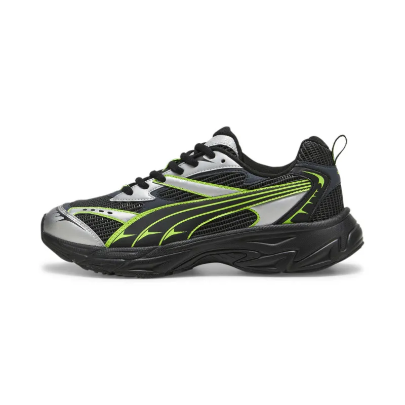 Chaussures homme Puma Morphic Athletic - Noir/Vert - 395919 05