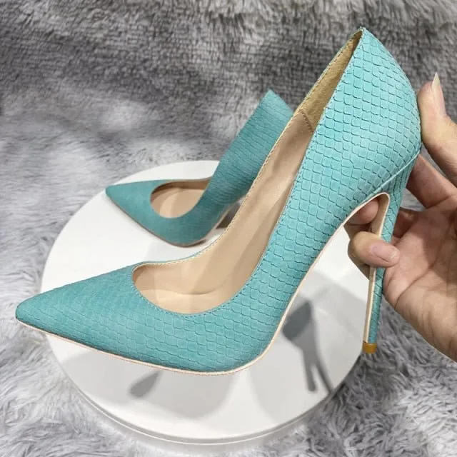 CrocChic Pointed Toe Stiletto Heel Pumps