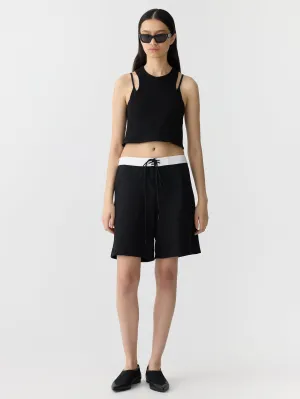 cropped athletic tank