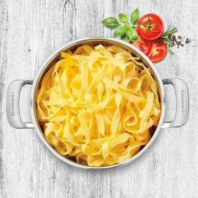 Cuisinart Classic 5.75qt Stainless Steel Pasta Pot with Straining Cover - 83665S-22