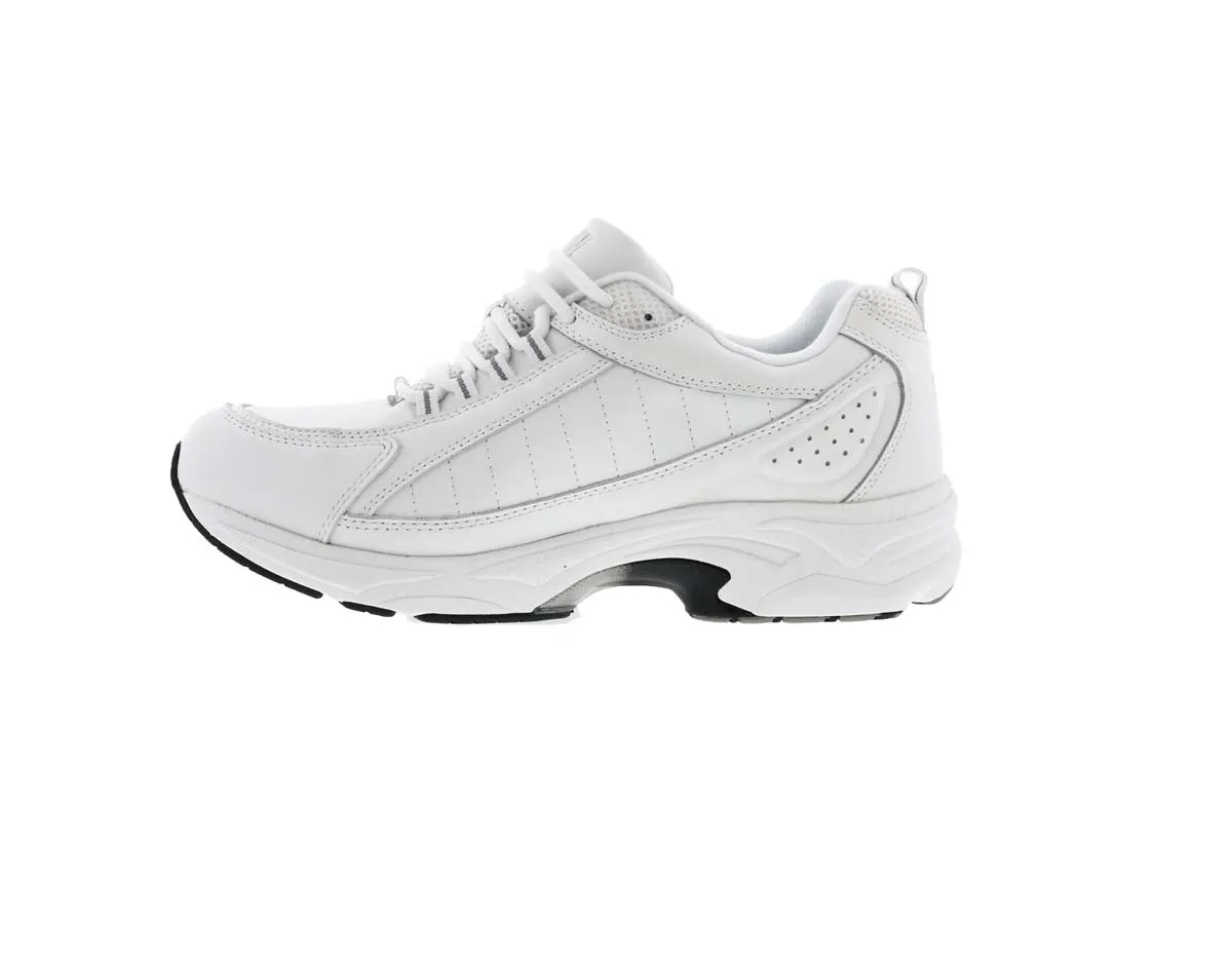 Drew Voyager Men Athletic Shoe In White Calf