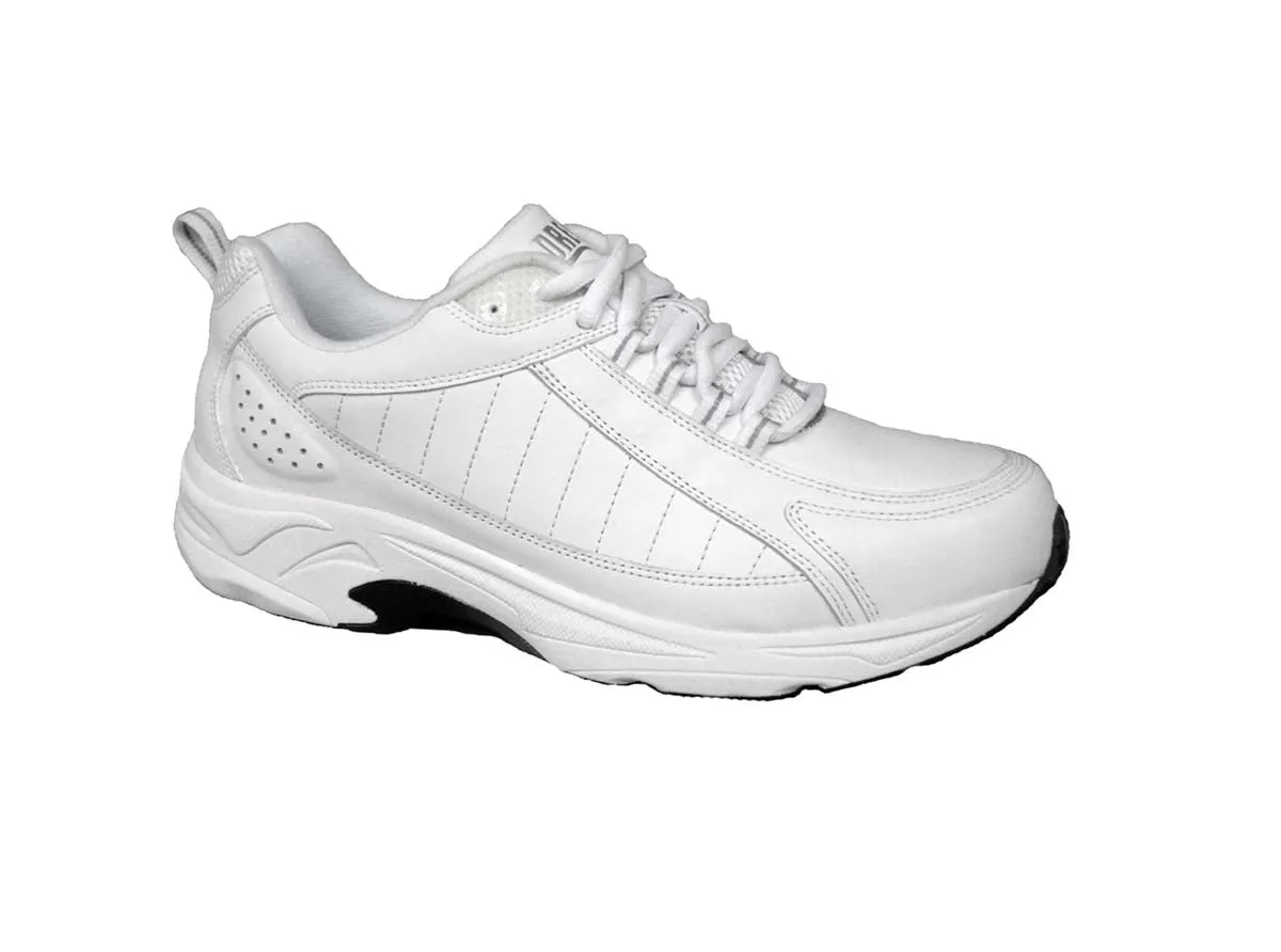 Drew Voyager Men Athletic Shoe In White Calf