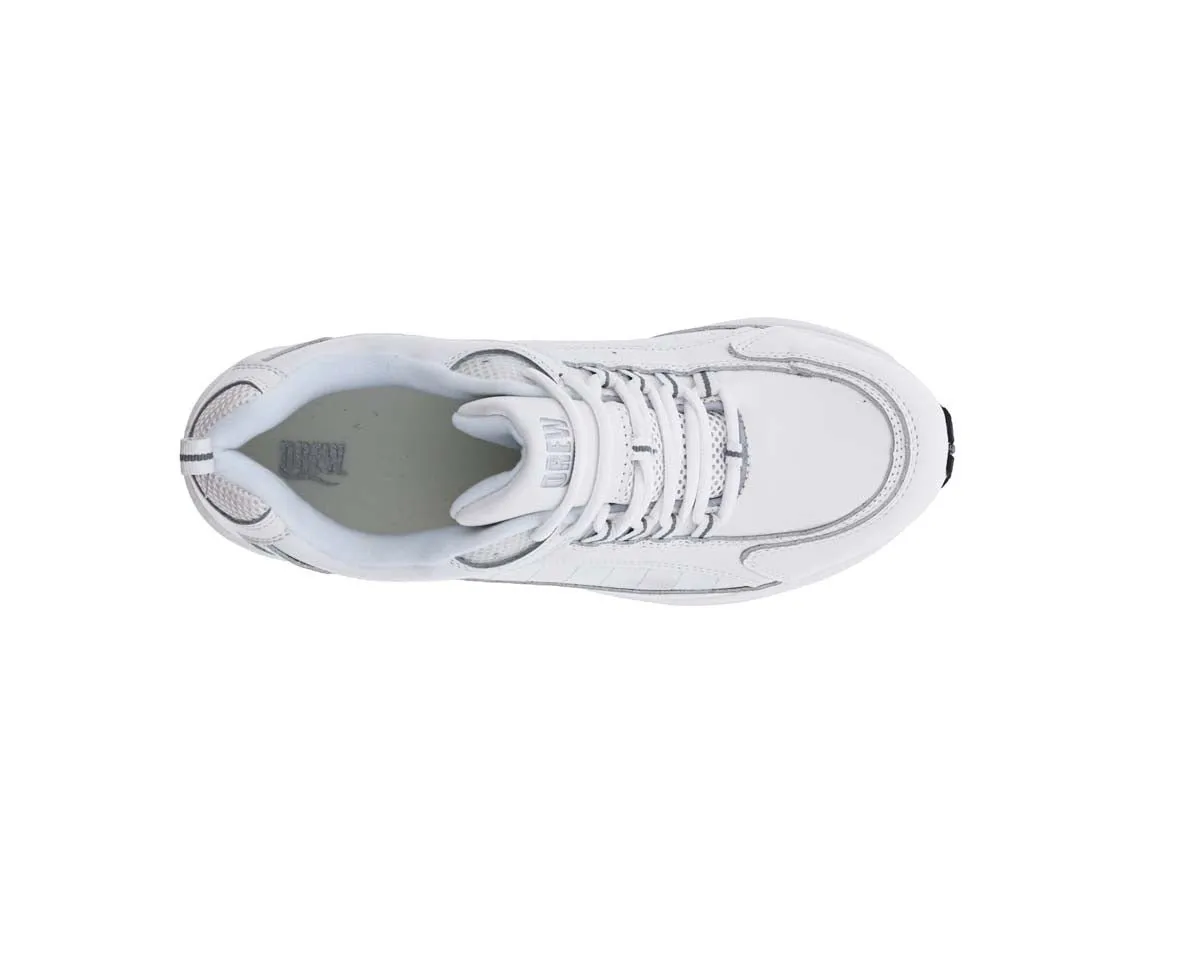 Drew Voyager Men Athletic Shoe In White Calf