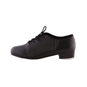 Energetiks Black Adults Lace Up Tap Shoe
