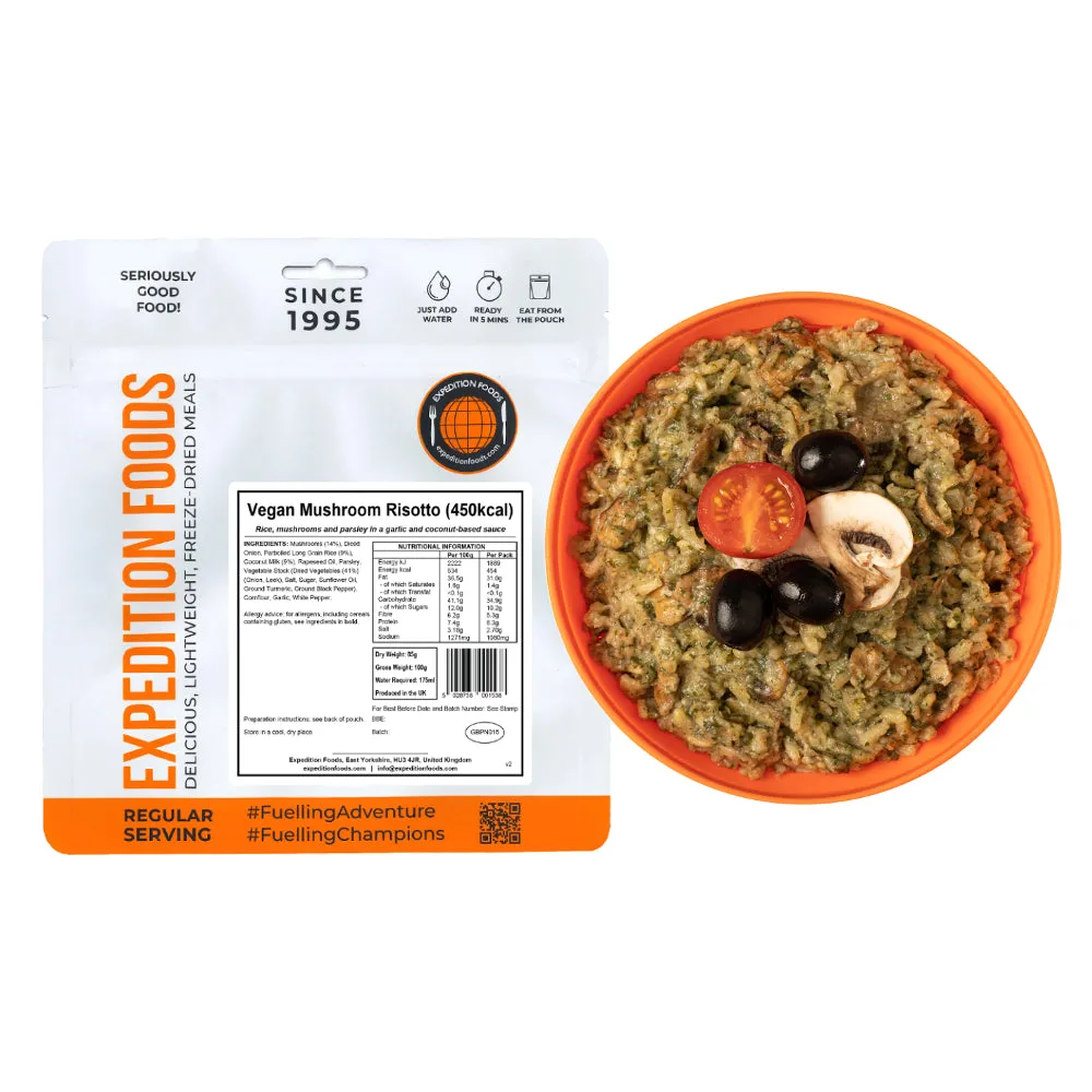 Expedition Foods Vegan Mushroom Risotto
